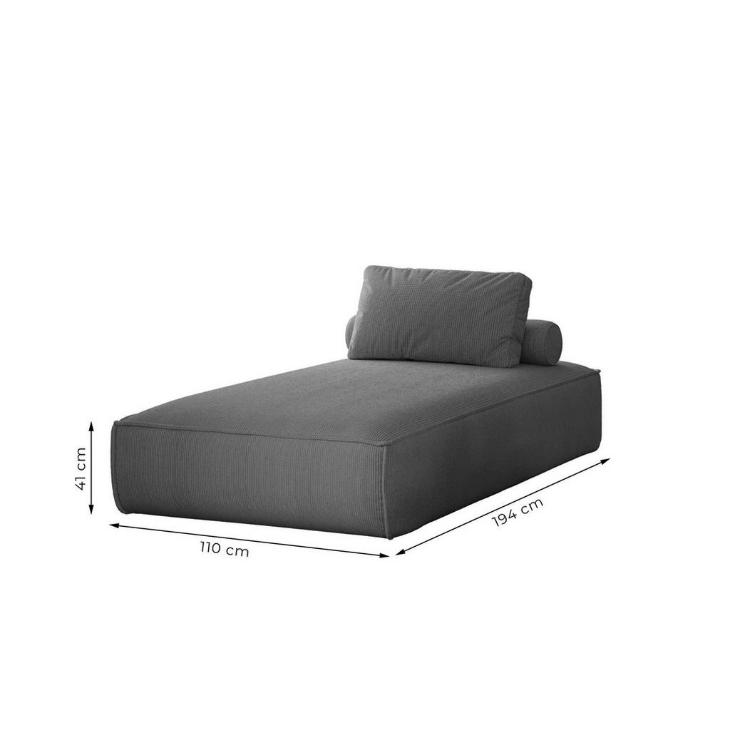 Thumbnail - Fun Möbel Sofa, Grün, Textil, 110x95x194 cm, Wohnzimmer, Sofas & Couches, Sofas, 3-Sitzer Sofas
