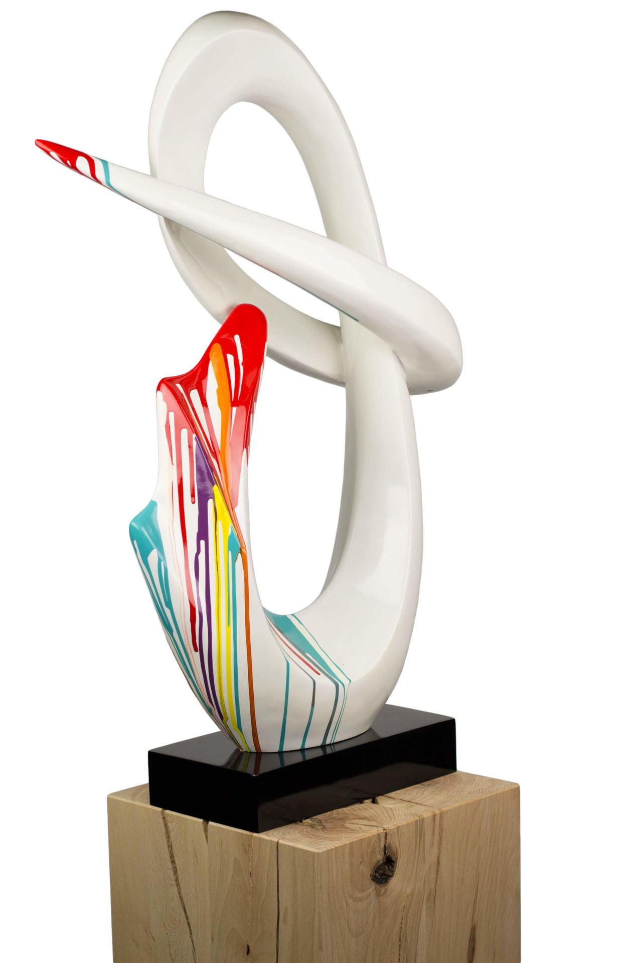 SKULPTUR Weiß 50/79 cm - Weiß, Stein (7/79/20cm) - KUNSTLOFT