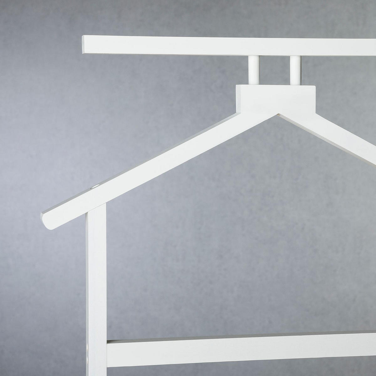 HERRENDIENER KANNA - Weiß, Holz (49/109/40cm) - IDIMEX