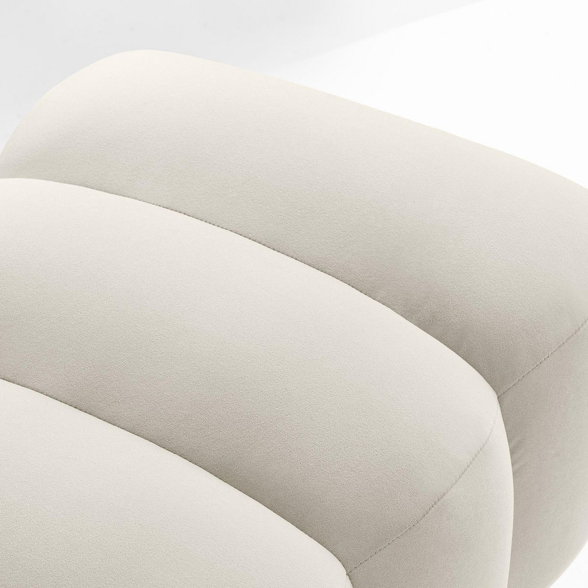 SITZHOCKER Polsterhocker PECCO, Veloursstoff - Blau/Schwarz, Holz/Textil (60/50/50cm) - KONSIMO®
