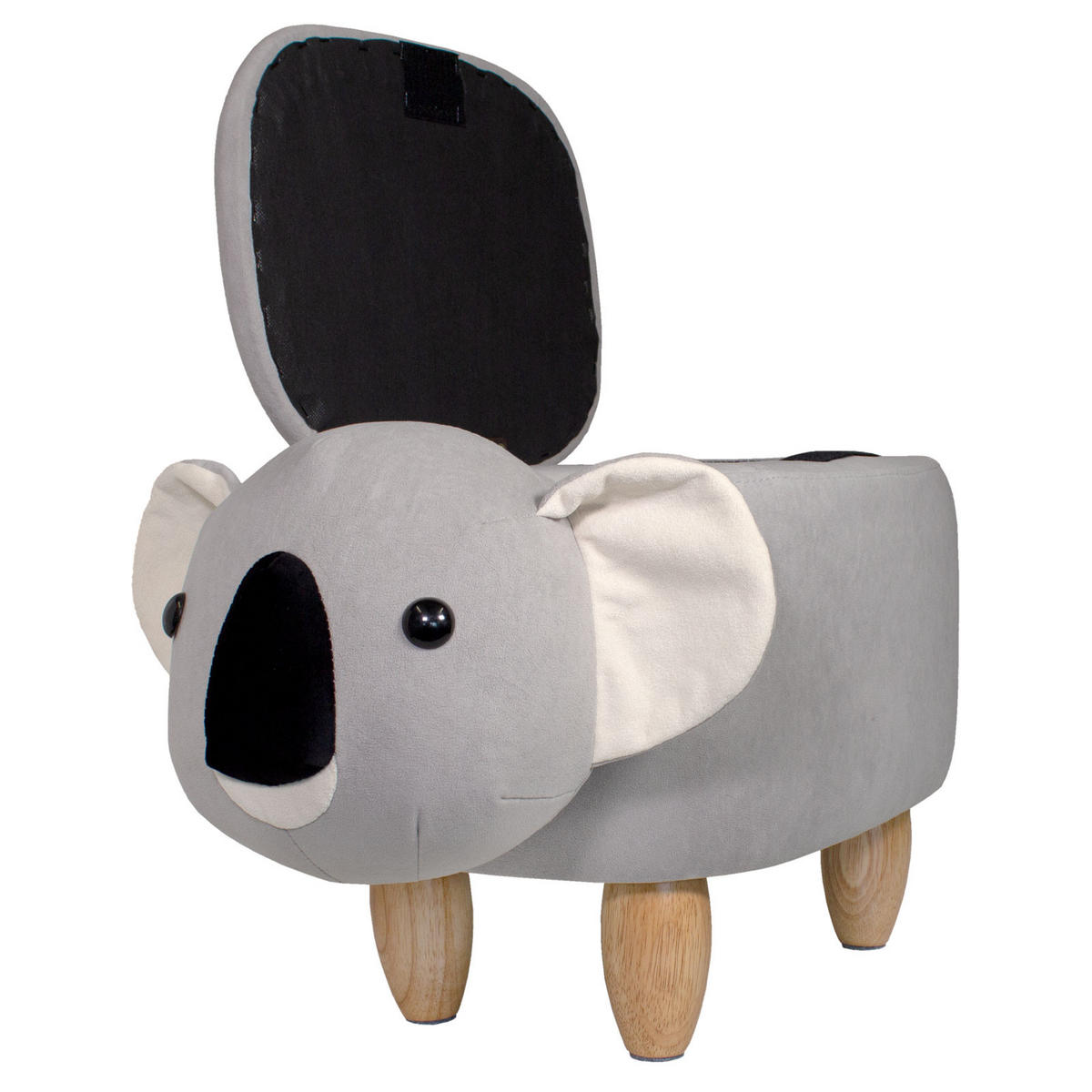 TIERHOCKER Koala - Hellgrau/Grau, Textil (32/37/57cm) - SVITA