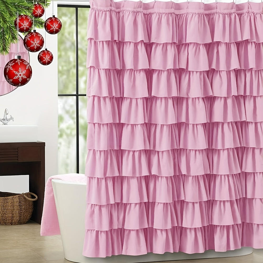 Mcboson Duschvorhang Pink 180x180 cm
