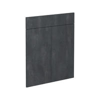 KUCHYŇSKÁ DVÍŘKA R-Line Černý beton - černá, kompozitní dřevo (59.6/70.8/1.6cm) - Vicco