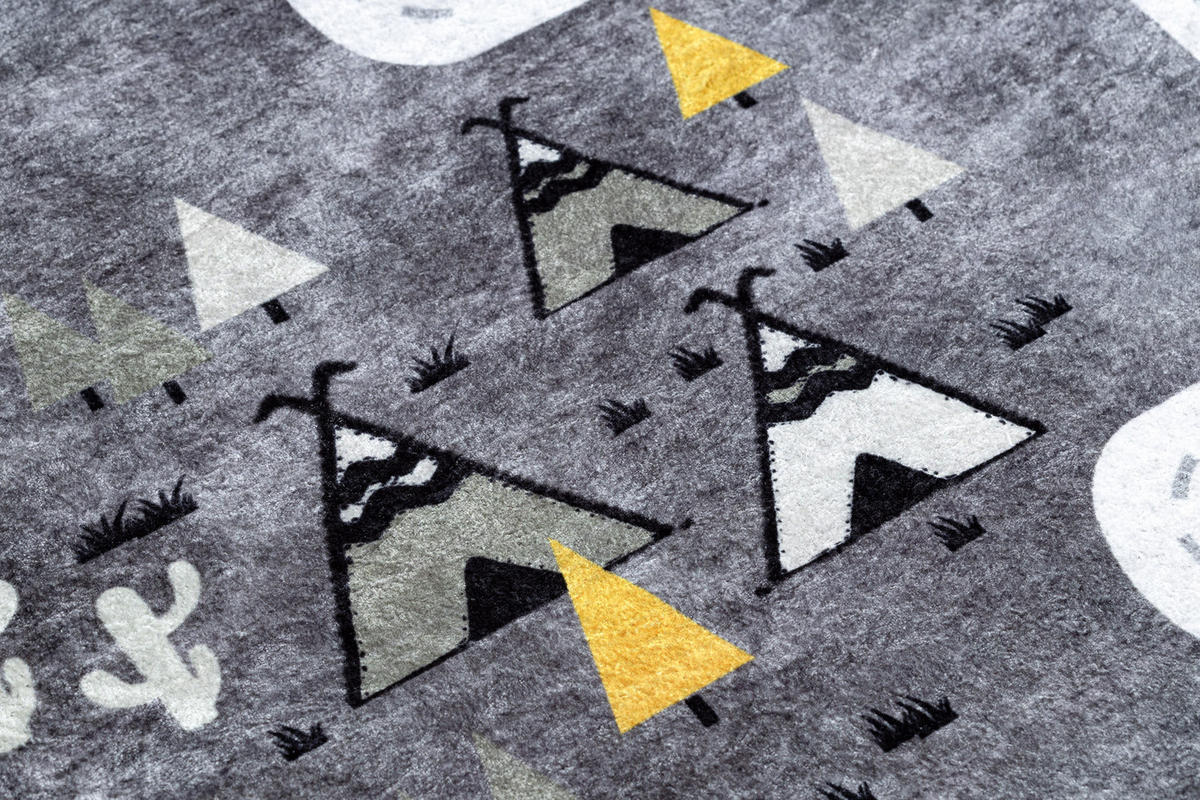 TEPPICH Junior 160/220 cm - Grau, Textil (160/220cm) - rugsX