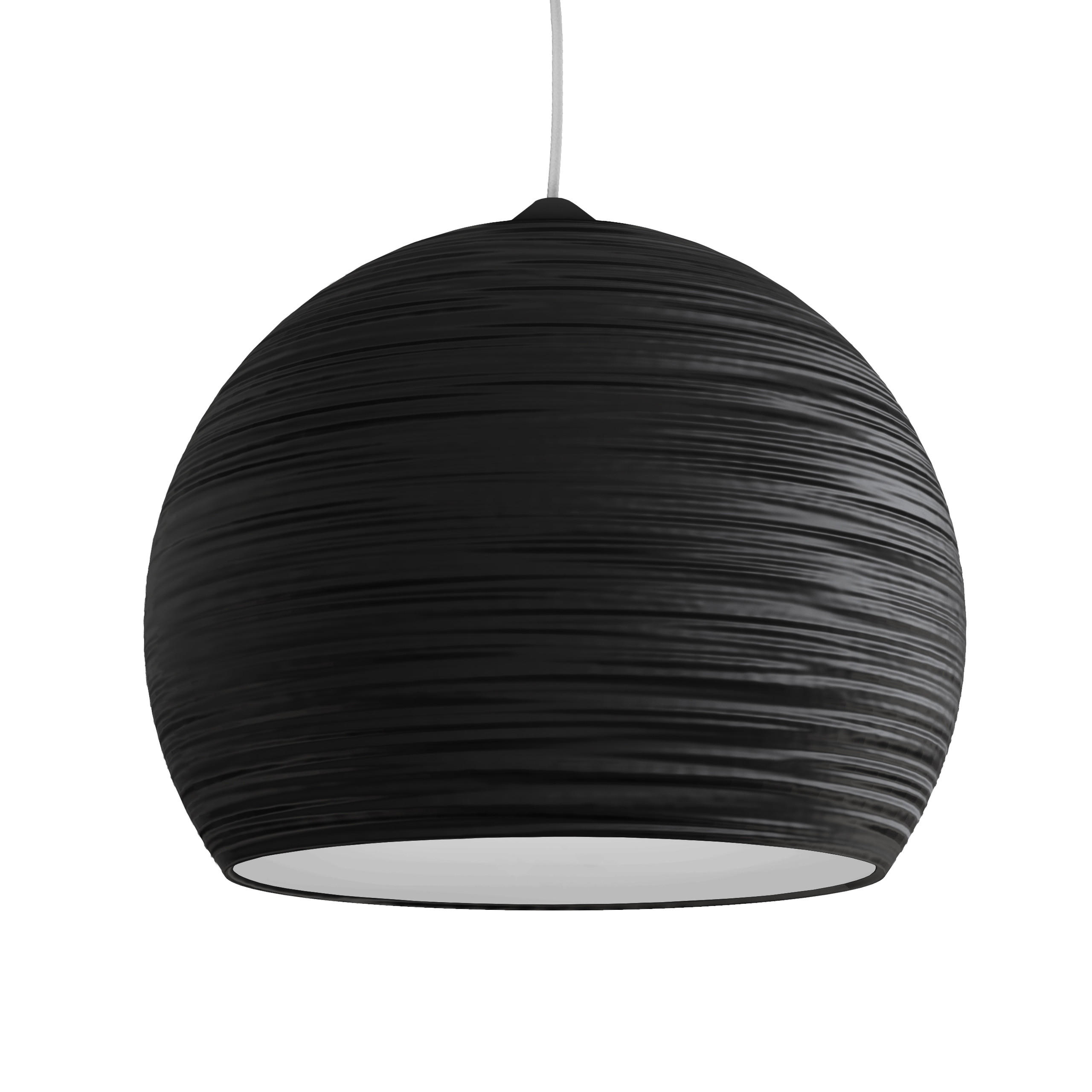 Lumicom Hängeleuchte Schwarz 25x20x25 cm