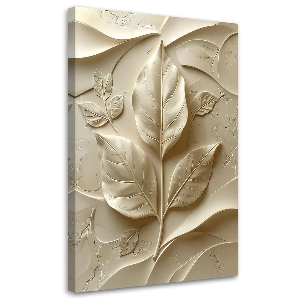 Feeby Leinwandbild, Beige 20x30 cm