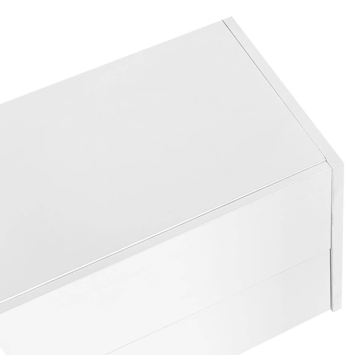 TV-LOWBOARD Weiß-Schwarz 170/30/39 cm - Weiß, Holzwerkstoff (170/39/30cm) - PANGIVO