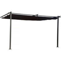 PERGOLA Anbau Metall Anthrazit - Anthrazit, Metall (395/231/290cm) - Habitat Garten