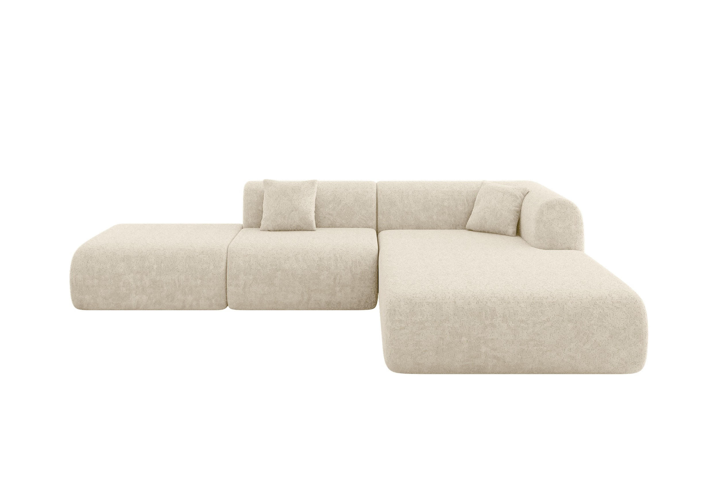 Altdecor Ecksofa Ecru 289x176 cm