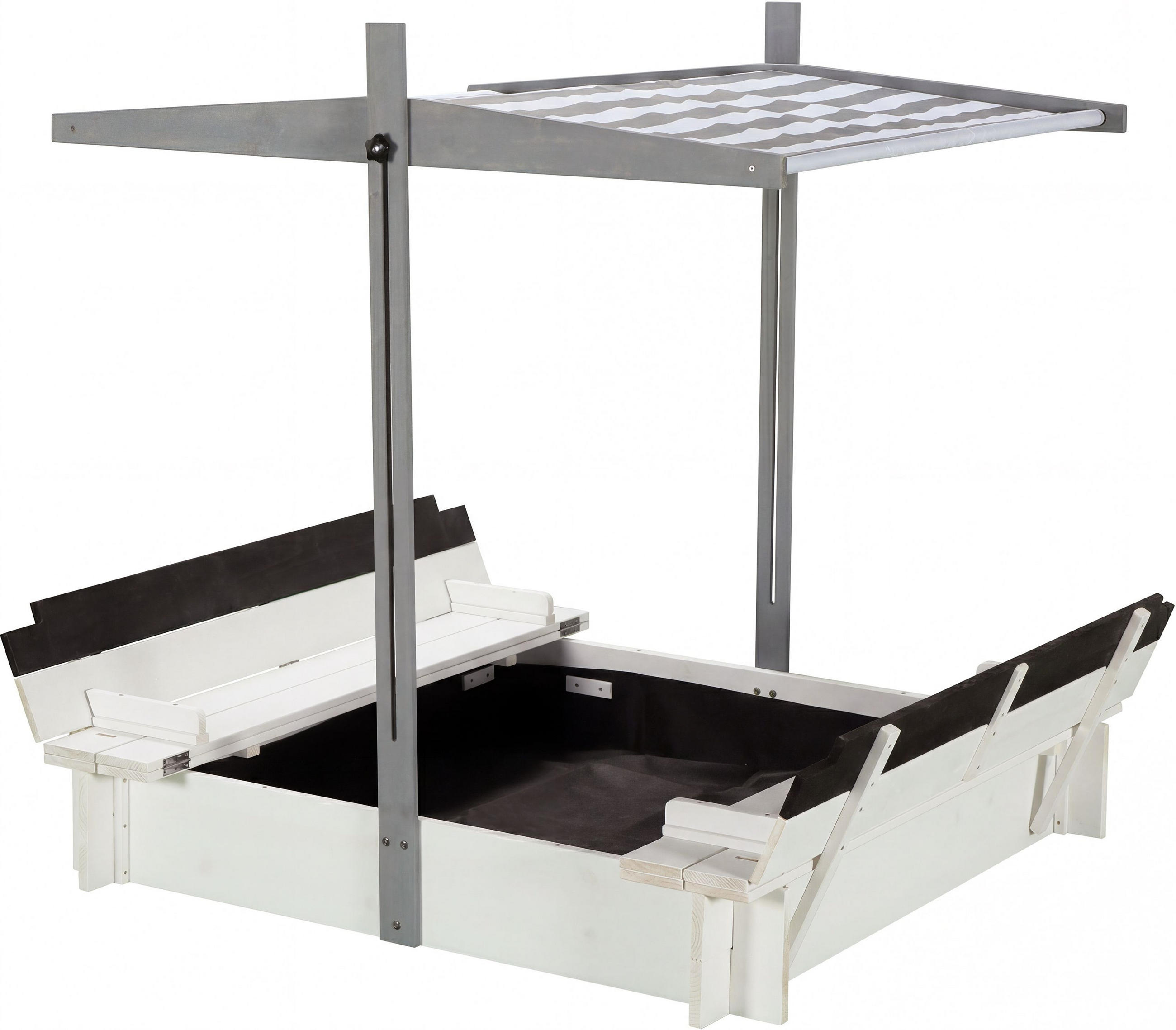 SANDKASTEN soldere1 - Weiß, Holz (120/120/29cm) - WONDERMAKE