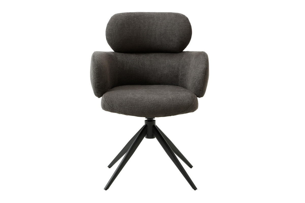 ESSZIMMERSTUHL Sylt, Webstoff, Grau - Grau, Textil (65/88/62cm) - dasmöbelwerk