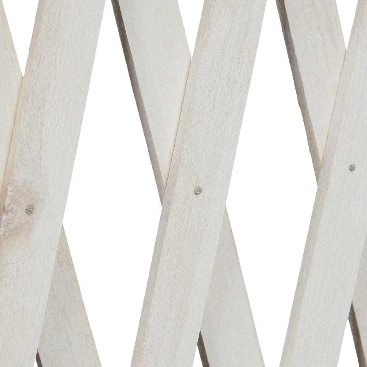 RANKGITTER - Weiß, Holz (200/98/30cm) - Relaxdays