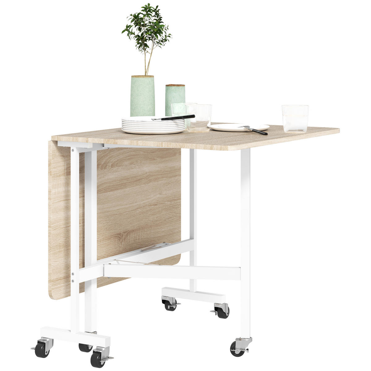 ESSTISCH Eichefarben 120.0/80.0/73.0cm - Eichefarben, Holzwerkstoff (120/80/73cm)