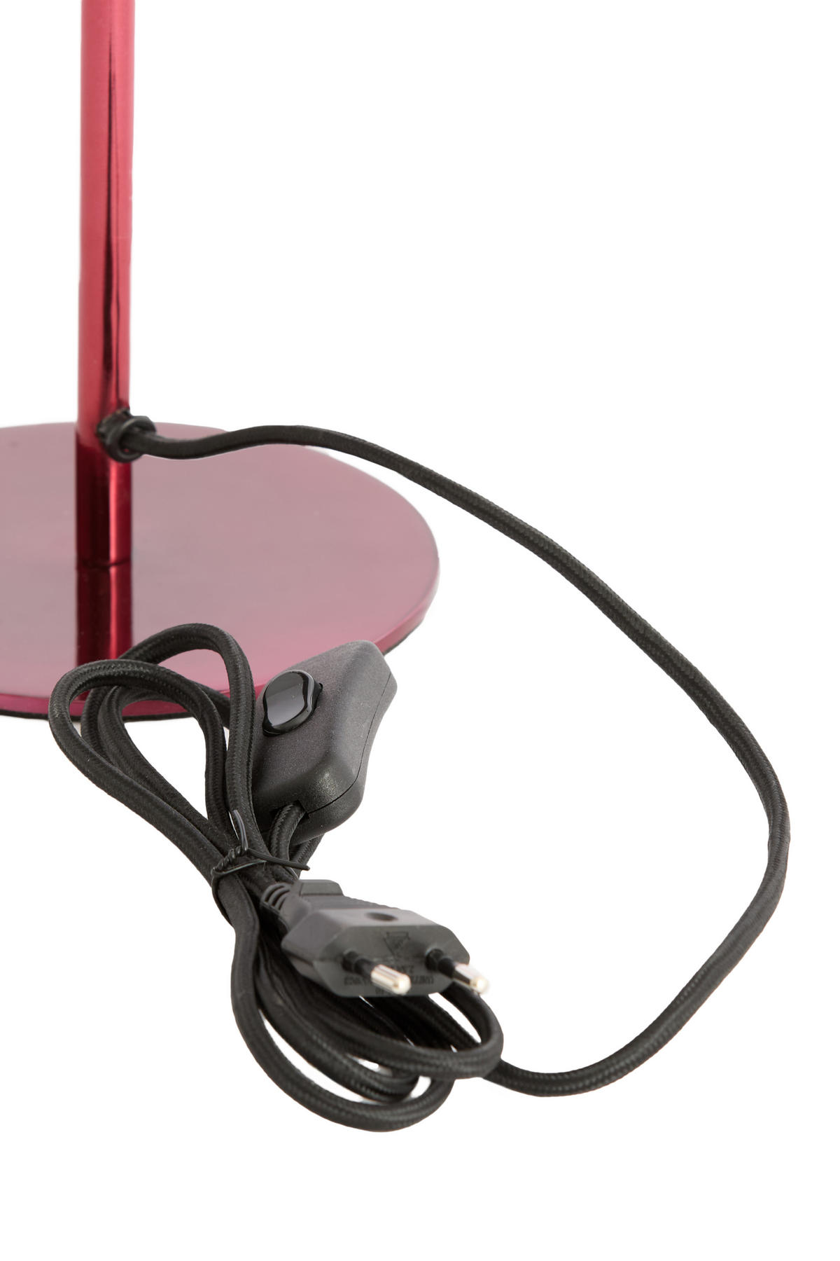 TISCHLAMPE Cedillo Rot 18/18/28 cm - Rot, Metall (18/18/28cm) - Light & Living