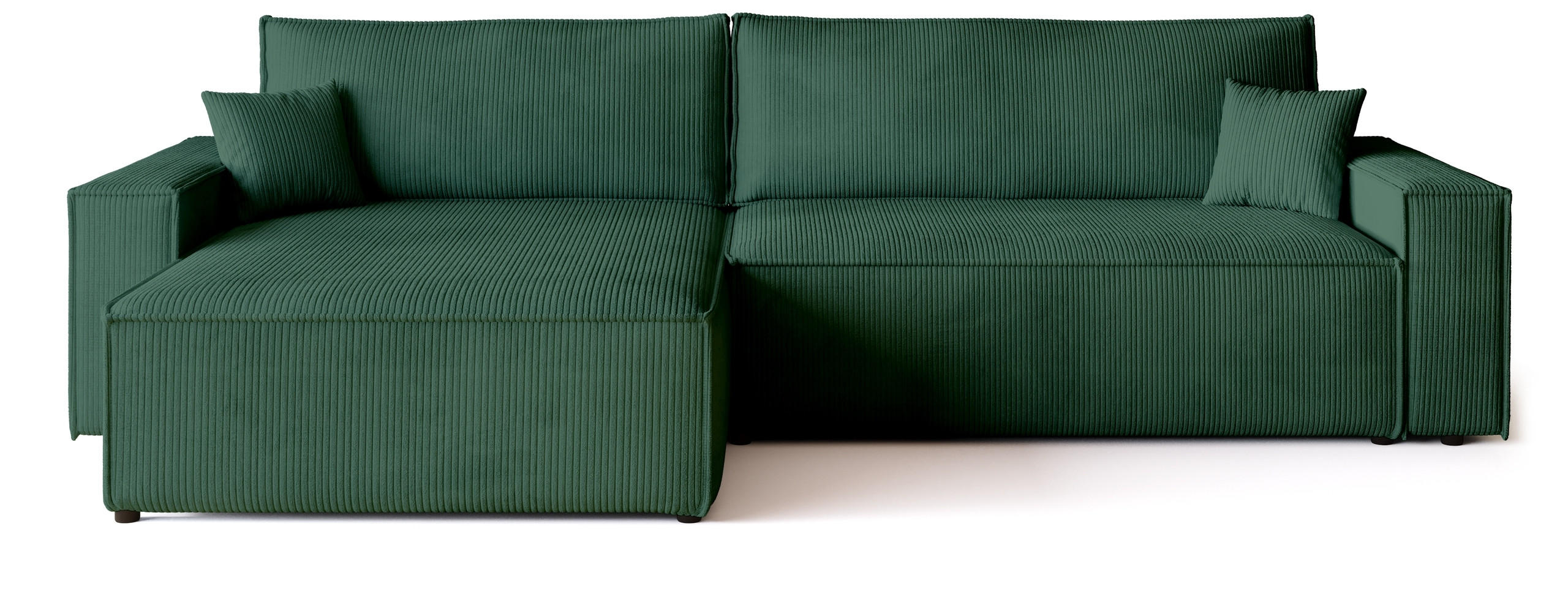 Bromarkt Ecksofa Dunkelgrün 272x143 cm