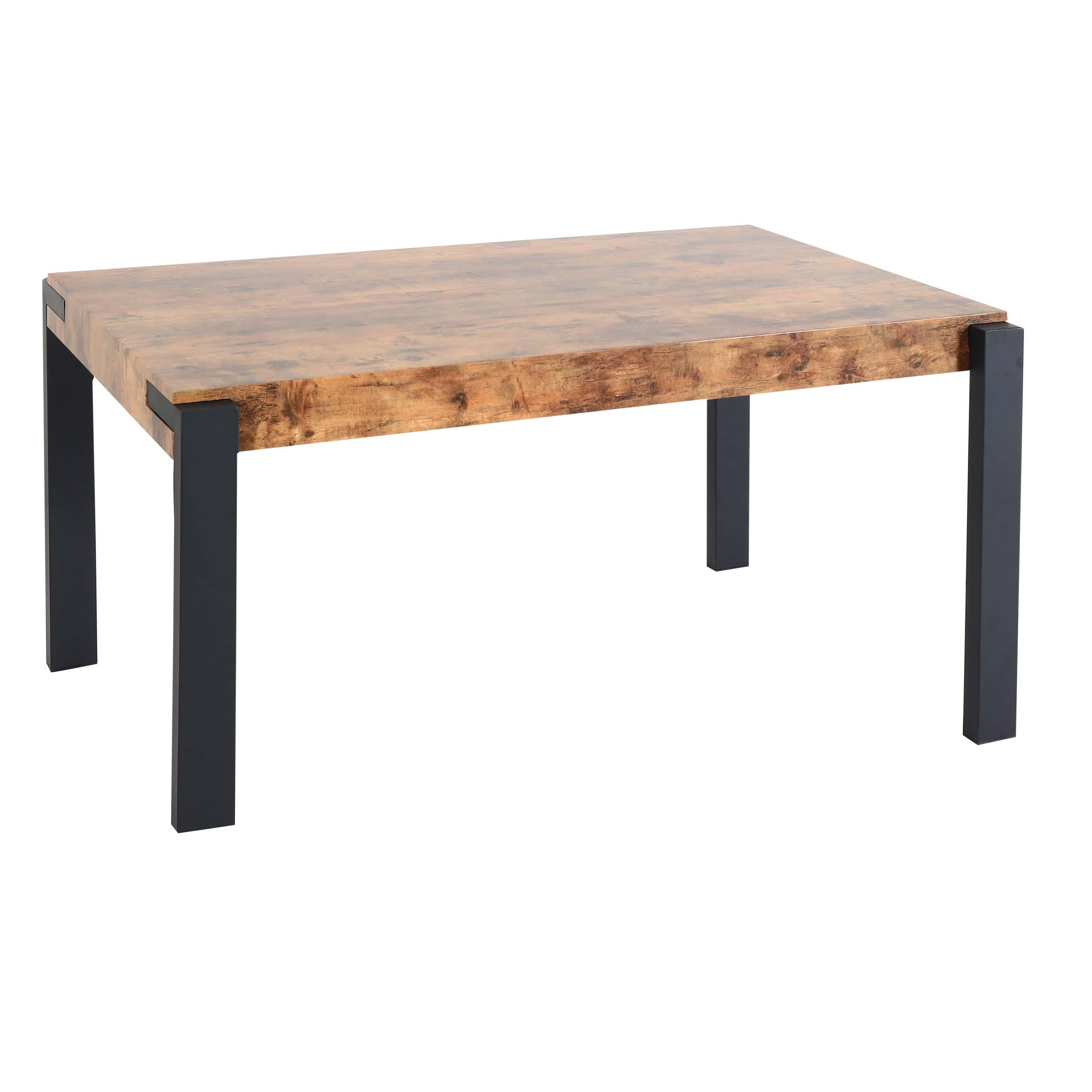 ESSTISCH rechteckig Wildeiche Dekor - Wildeiche, Holzwerkstoff (80/140/76cm) - MCW