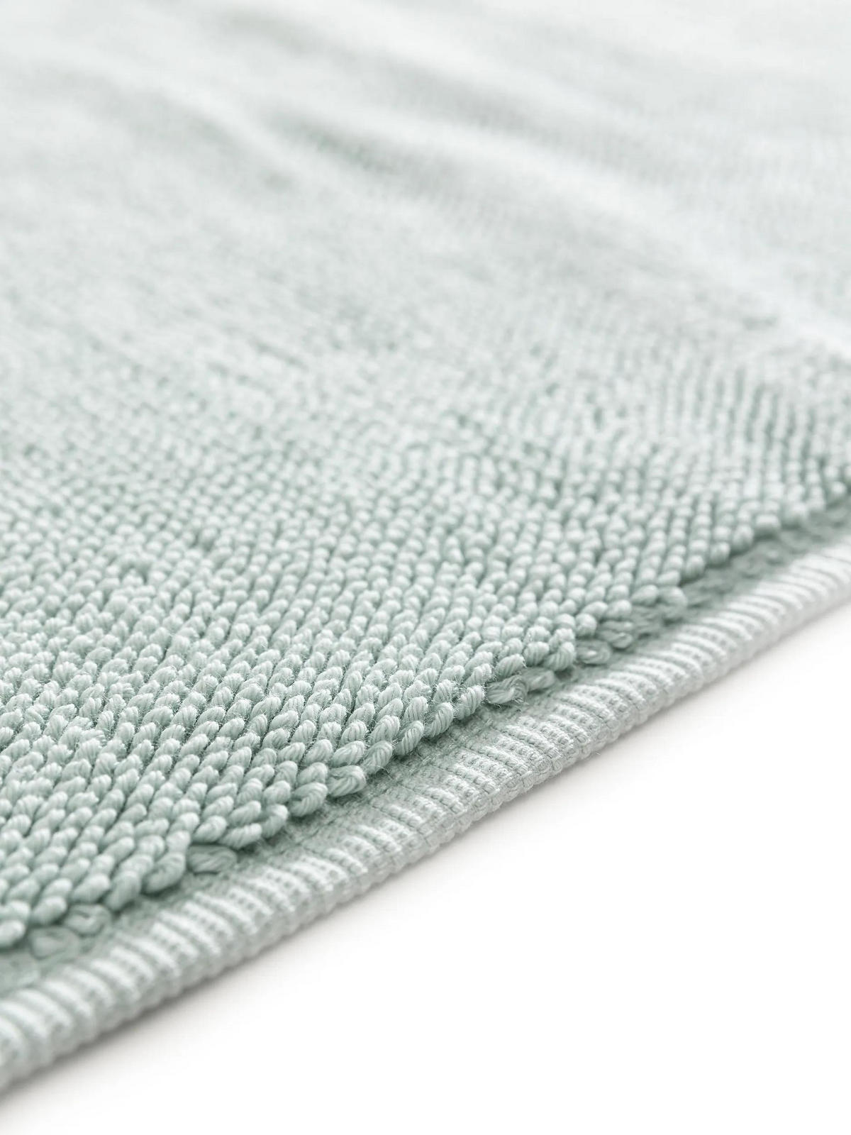 BADEMATTE Ole Mint 50x80 cm - Mintgrün, Textil (50/80cm) - benuta Nest