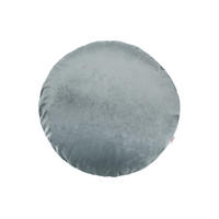 KISSENHÜLLE Rund Samt&Sonders stein-grau 50 cm Ø - Grau, Textil (50/50cm) - beties Heimtextil
