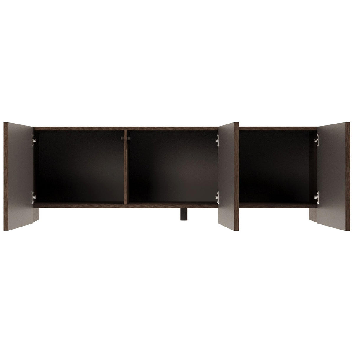 TV stolek Arkadia, dub, 150 cm - tmavě hnědá, kompozitní dřevo (150/49/35cm) - Selsey