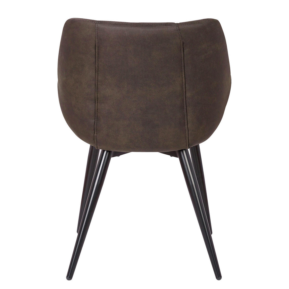 ARMLEHNENSTUHL - Metall - Braun, Textil (60/81/64cm) - home24