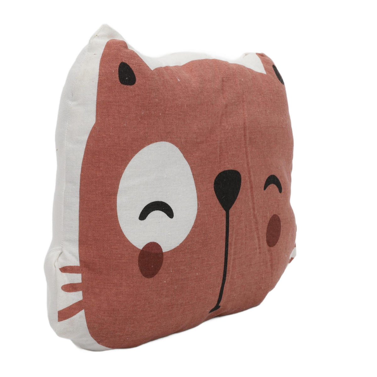 KINDERKISSEN mit Aufdruck 40/35 cm - Multicolor, Naturmaterialien (35/40cm) - Home Styling Collection