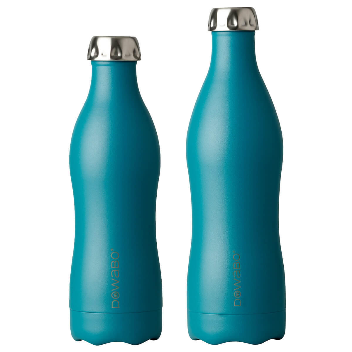 ISOLIERFLASCHE Dowabo - Petrol, Metall (0.75L) - Dowabo