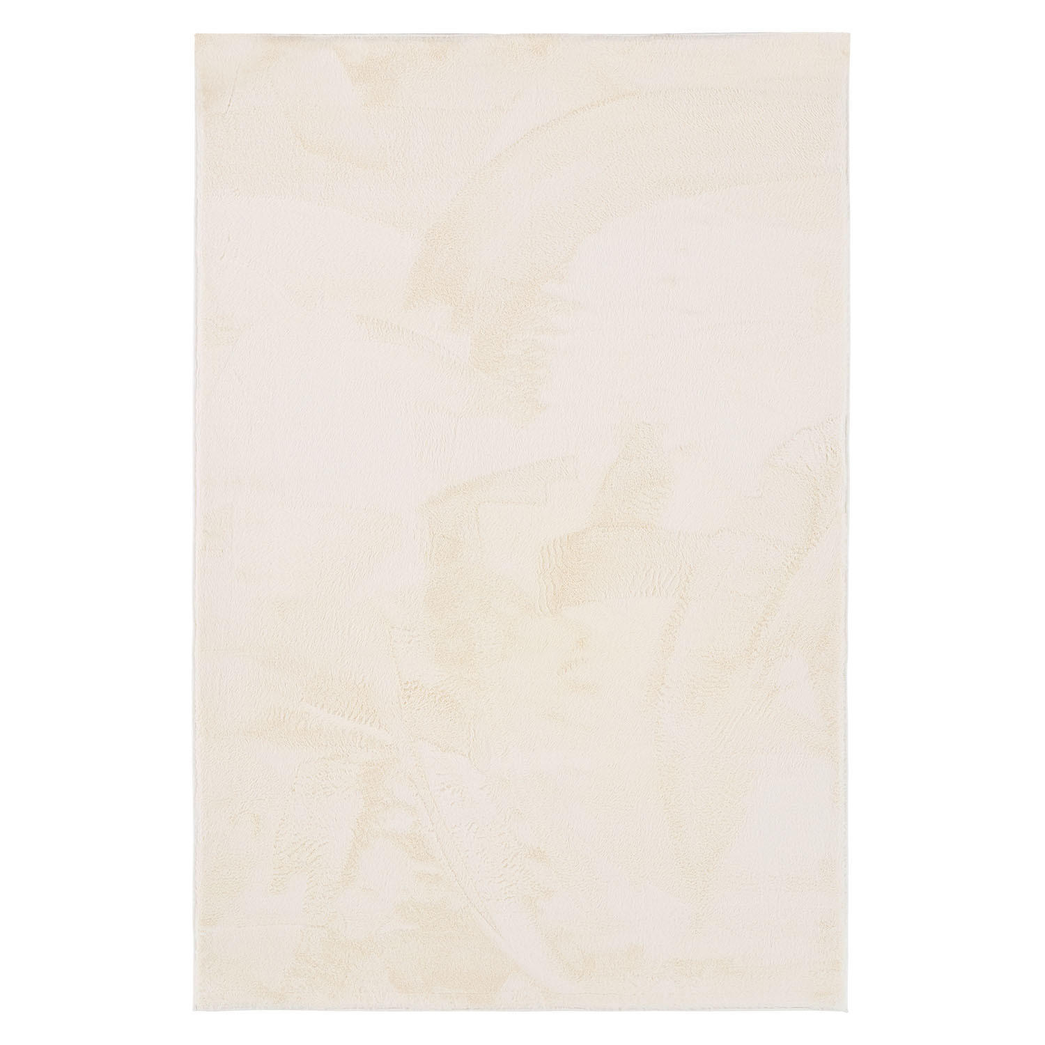 Homestyle4u Teppich Beige 120x180 cm