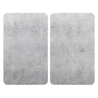 HERDABDECKPLATTEN aus Glas - Grau, Glas (30/5.5/52cm) - Wenko