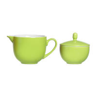 MILCHKÄNNCHEN & ZUCKERDOSE Doppio Grün - Grün, Keramik (1/1cm) - Ritzenhoff Breker