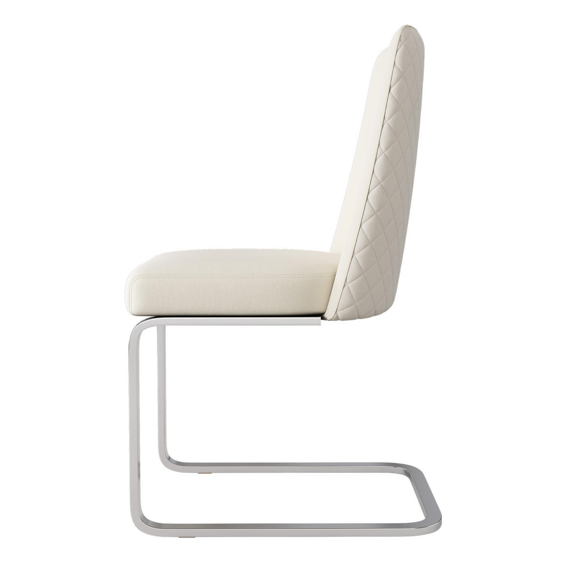 ESSZIMMERSTUHL 6er-Set Samt Beige mit Metallbeinen - Beige, Metall (45/88/52.2cm) - Meubliv