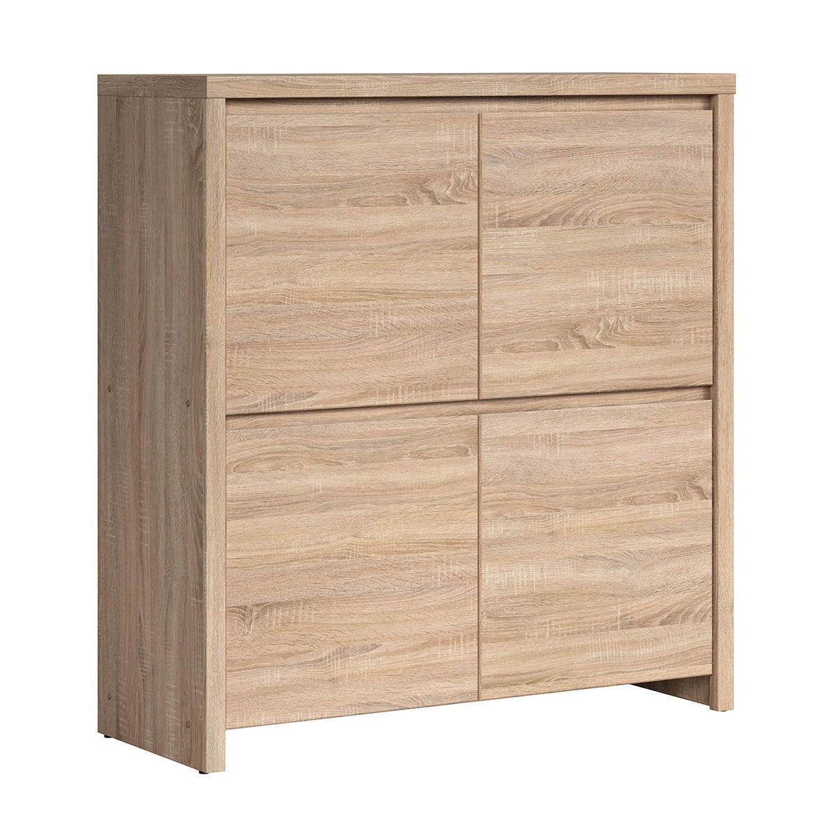KOMODA Soren Drevo - hnedá, kompozitné drevo (105/112.5/40.5cm) - Petits-meubles