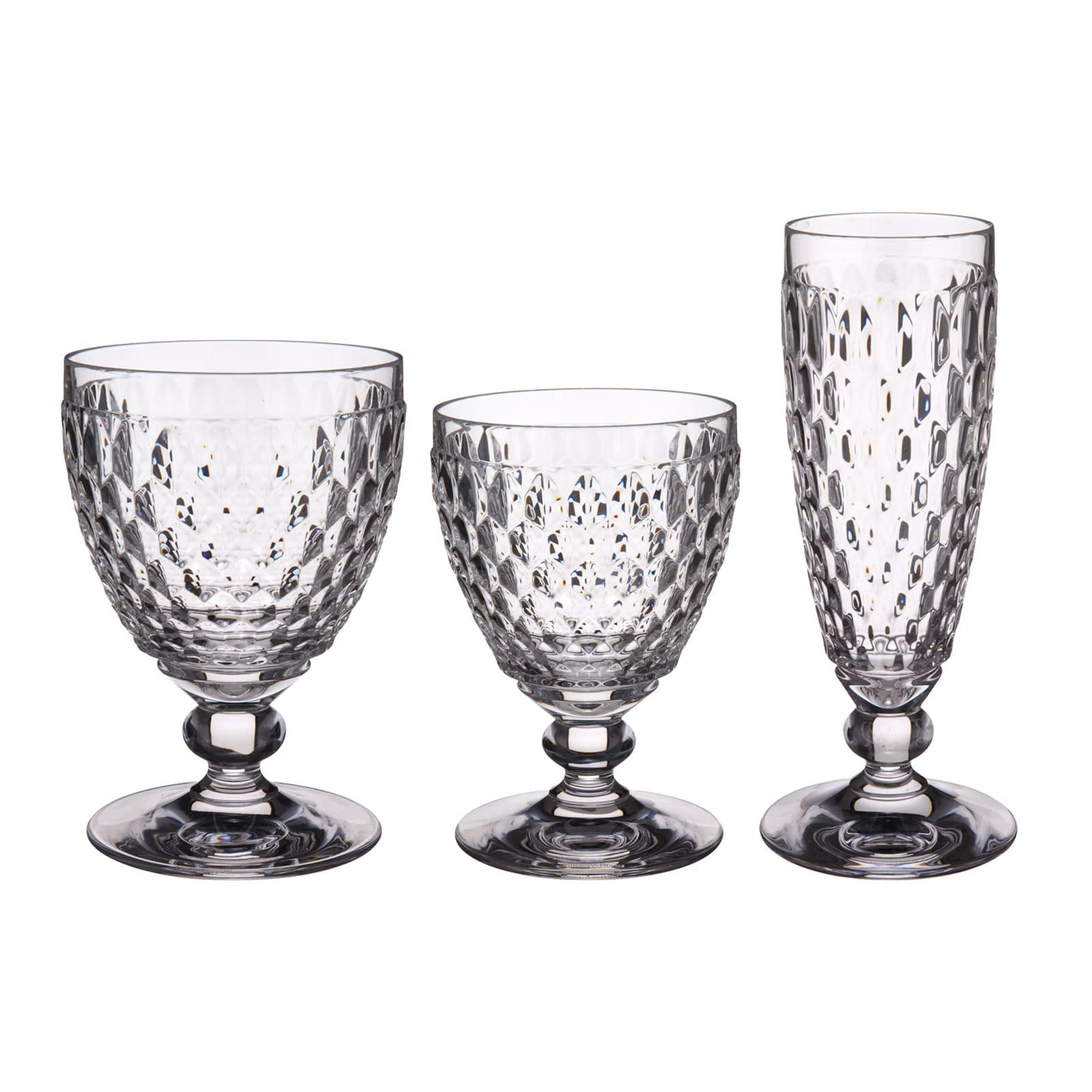WEIN- & SEKTGLÄSER Boston Coloured Klar 12er Set - Transparent, Glas - Villeroy & Boch