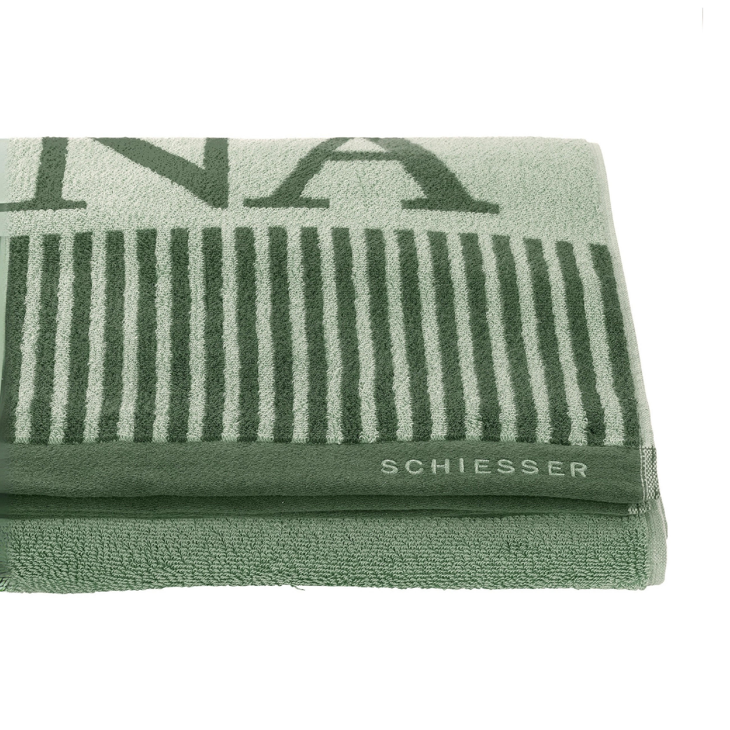 SAUNATUCH Rom - 75 x 200 cm - Hellgrün - Hellgrün, Textil (75/200cm) - SCHIESSER