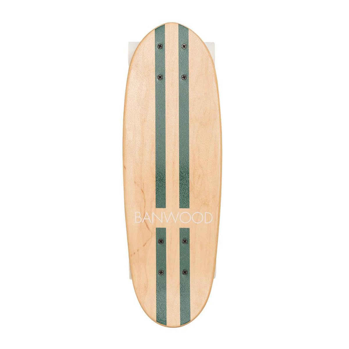 SKATEBOARD aus Holz für Kinder, ab 3 Jahren, Grün - Grün, Holz (17.5/54cm) - Banwood