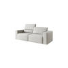 SOFA Modular Premium Grau - Creme/Schwarz, Holz/Holzwerkstoff (225/97/103cm) - Furnisell
