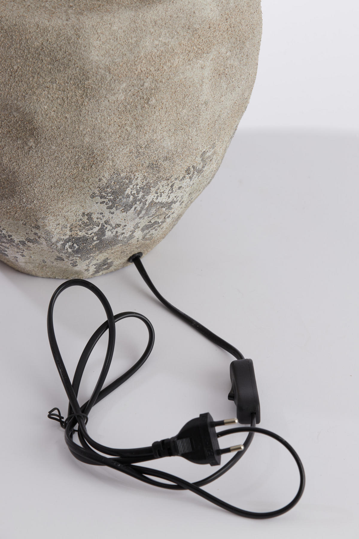 LAMPENFUSS Lezama Grau Ø27,5/48 cm - Grau, Keramik (27.5/27.5/48cm) - Light & Living