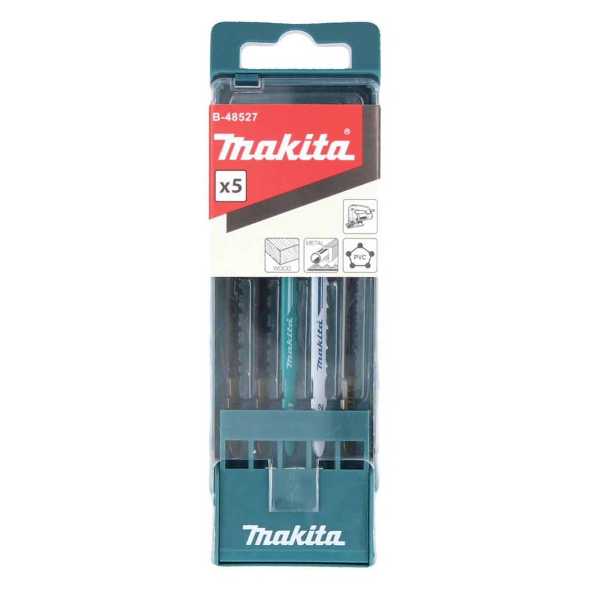 STICHSÄGEBLATT-SET, 5-teilig - Multicolor, Kunststoff (160/50/16cm) - Makita