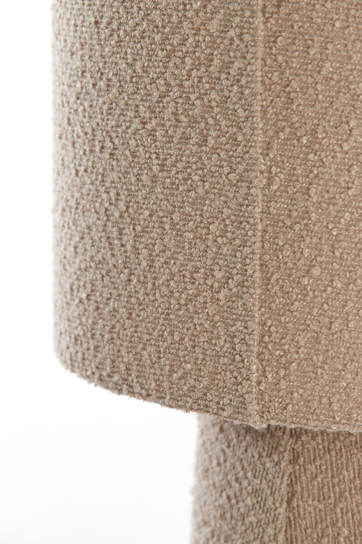 STEHLEUCHTE Mikkel Braun Ø40/165 cm - Braun, Textil (40/40/165cm) - Light & Living