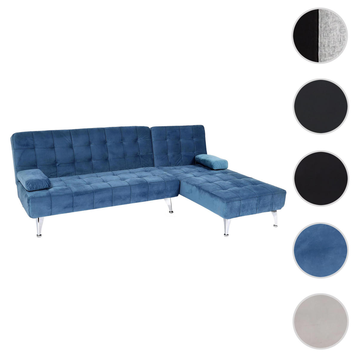 SCHLAFSOFA Blau - Blau, Textil (236/95cm) - MCW