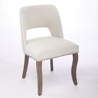 STUHL-SET DE-36340 2 Stück mit durchbrochener Rückenlehne Beige - Beige, Holz (51/82.5/58cm) - ComfortXL