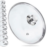 GLASDECKEL Universal transparent - Klar, Glas (28/28/5cm) - Orion 