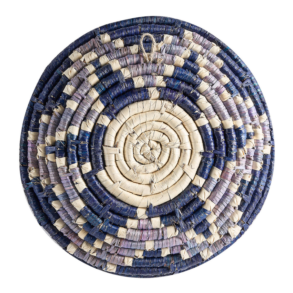 WANDDEKORATION Seegras bunt Namdinh - Multicolor, Naturmaterialen (56/56/8cm) - Beliani