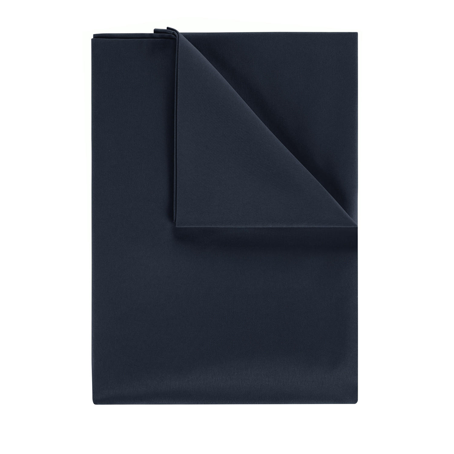 BETTTUCH ohne Gummi 240/275 cm, in Dunkelblau - Dunkelblau, Textil (275/240cm) - Blumtal