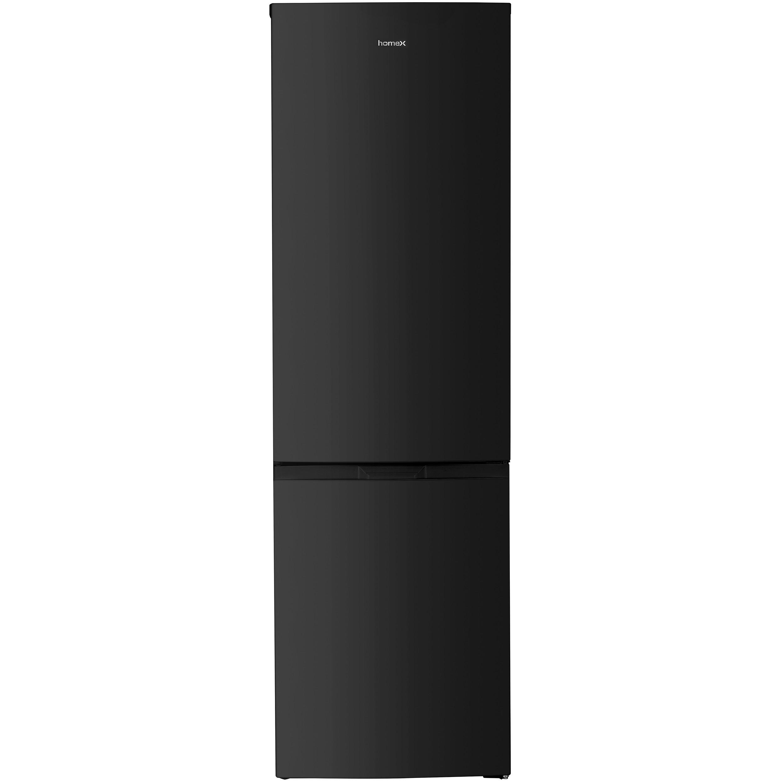 homeX Kühl-Gefrier-Kombination, Schwarz 54.5x181x61.6 cm