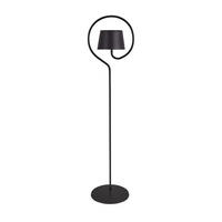 STEHLAMPE Maren 22.5/20/120 cm - Schwarz, Metall (22.5/20/120cm) - ZMH