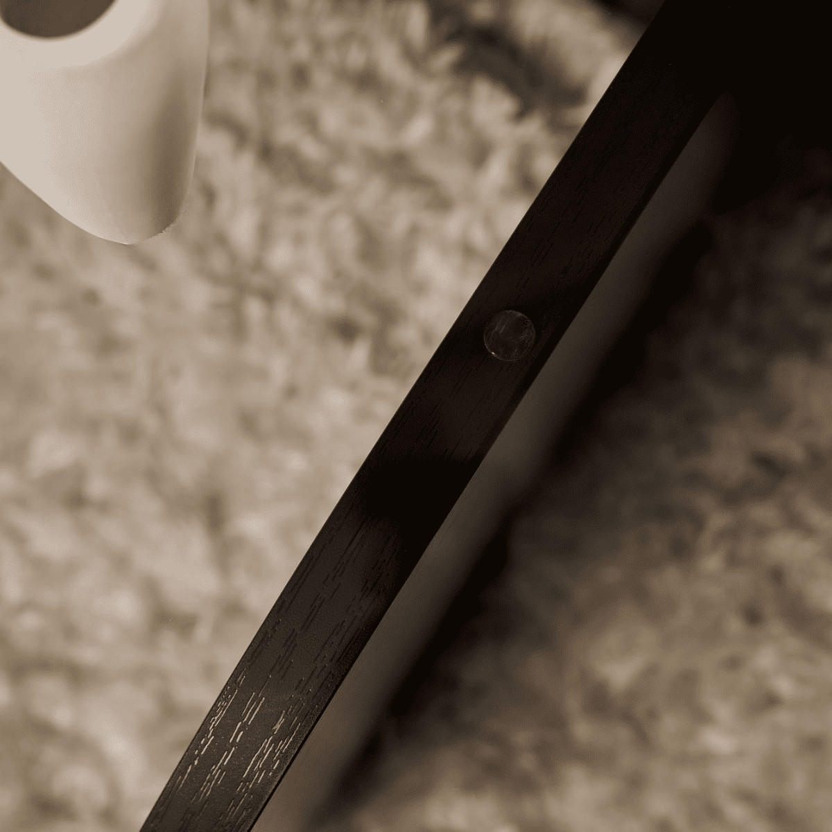 COUCHTISCH mit gekreuzten Beinen und gehärteter Glasplatte 75/75/35 cm - Schwarz, Holzwerkstoff (75/75/35cm) - Calicosy