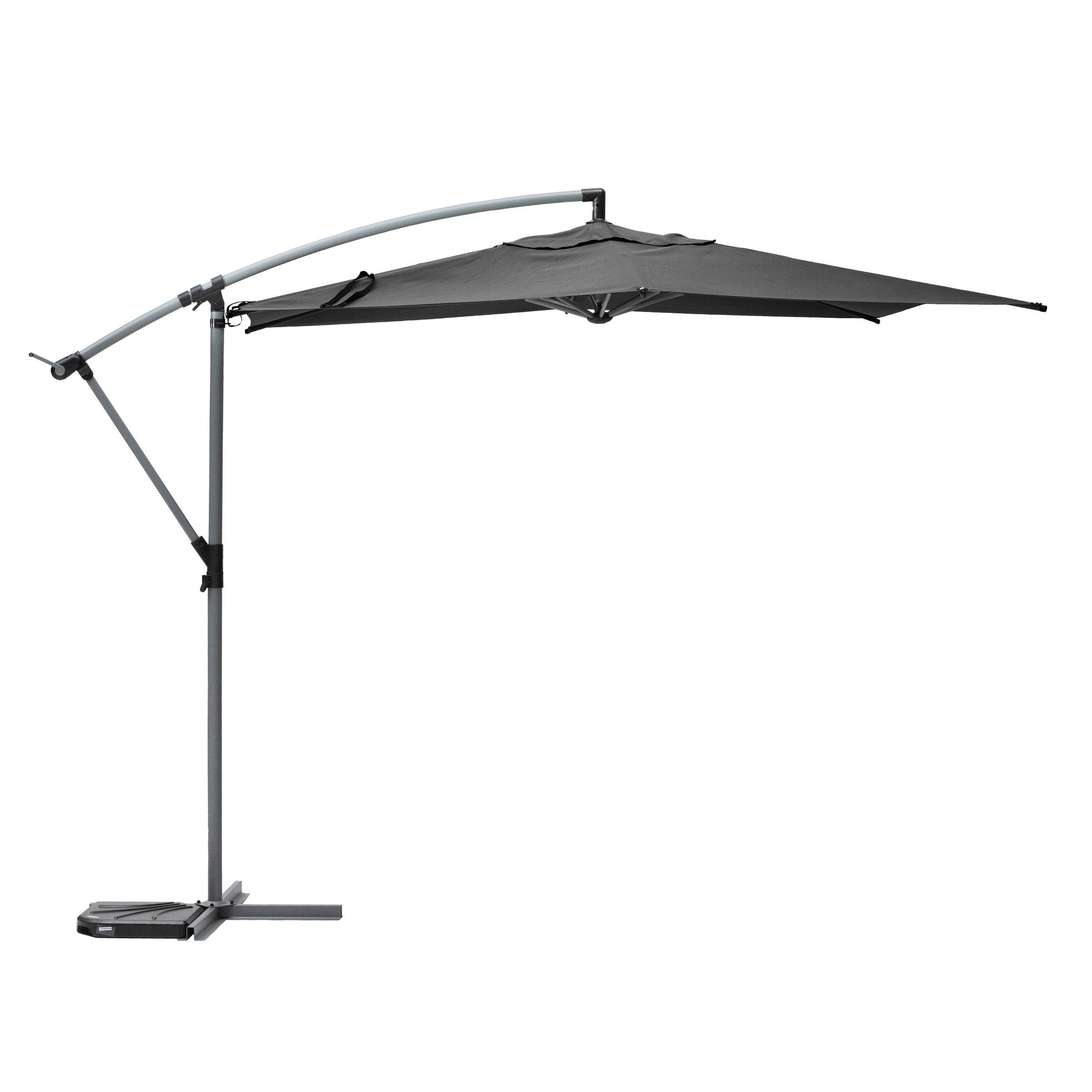 GARTENSCHIRM Manoa 300 cm - Anthrazit, Metall (292/306cm)