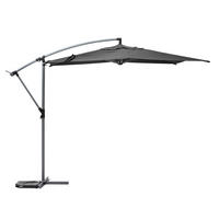 GARTENSCHIRM Manoa 300 cm - Anthrazit, Metall (292/306cm)