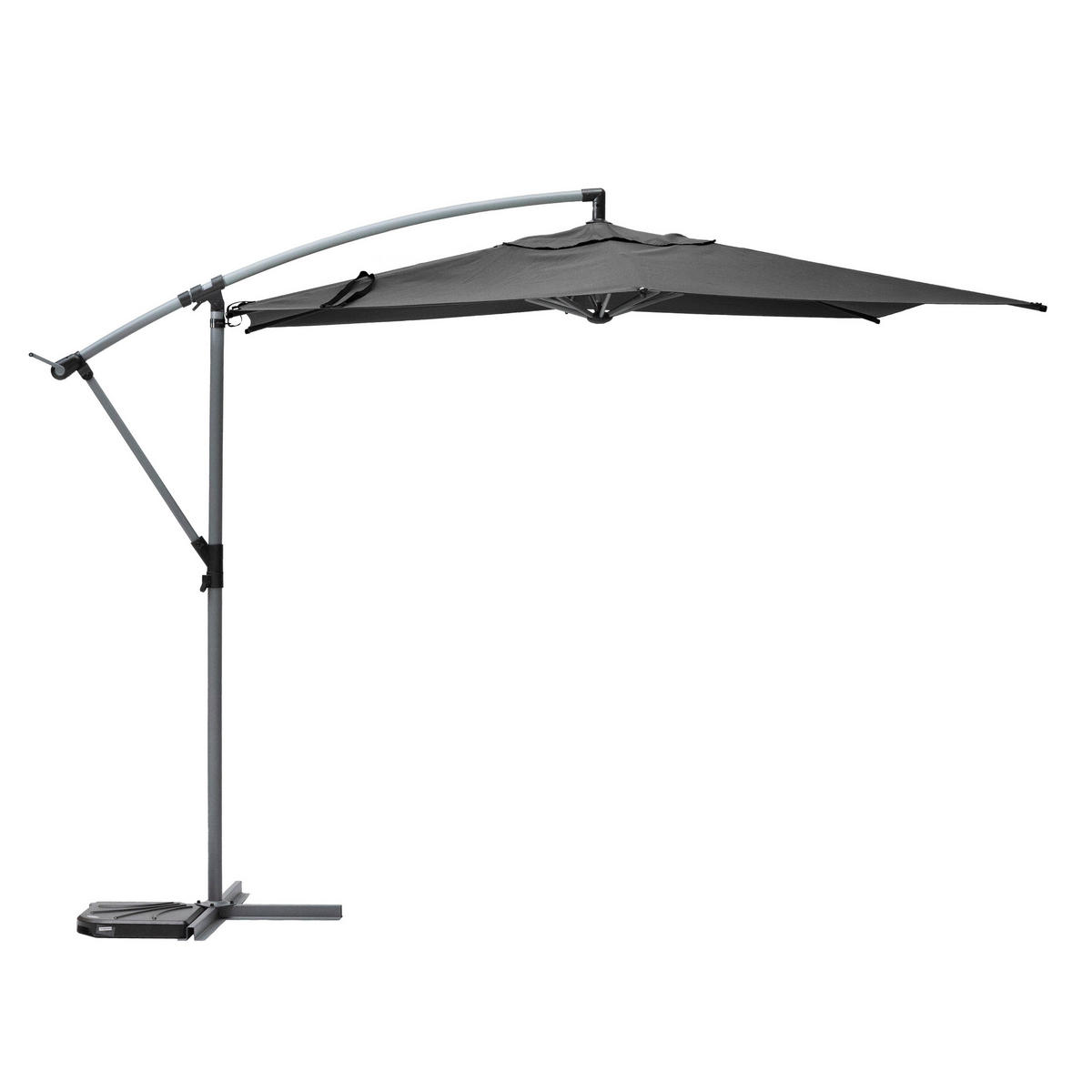 GARTENSCHIRM Manoa 300 cm - Anthrazit, Metall (292/306cm)