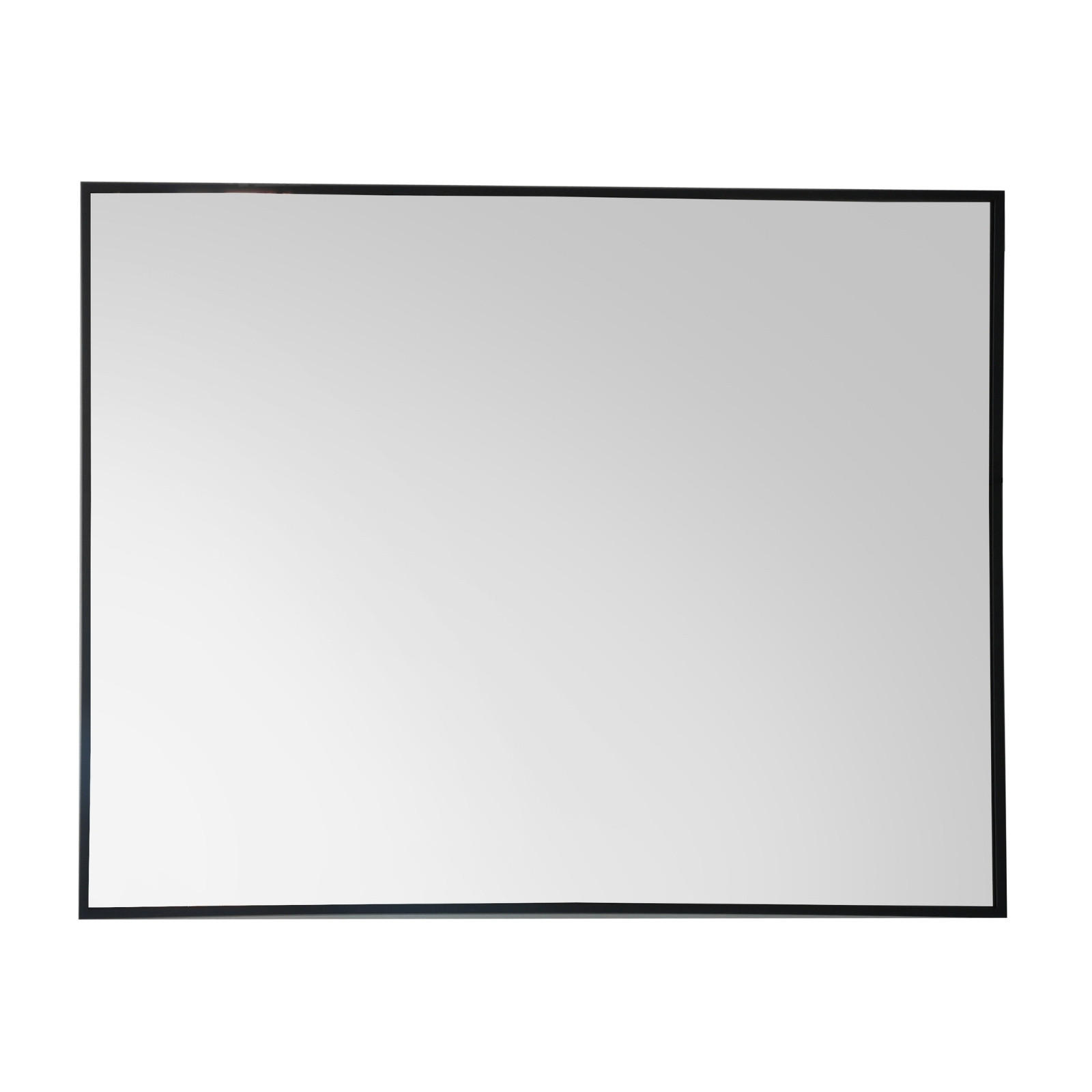 WANDSPIEGEL Skarp 60 x 80 cm - Schwarz, Glas (80/60/3cm) - EDAXO